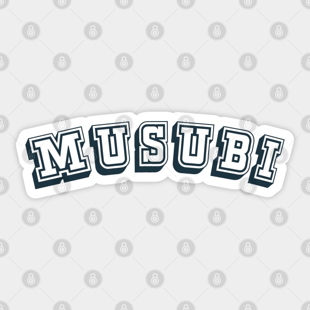 Musubi Hawaiian Food Sticker by Huhnerdieb Apparel